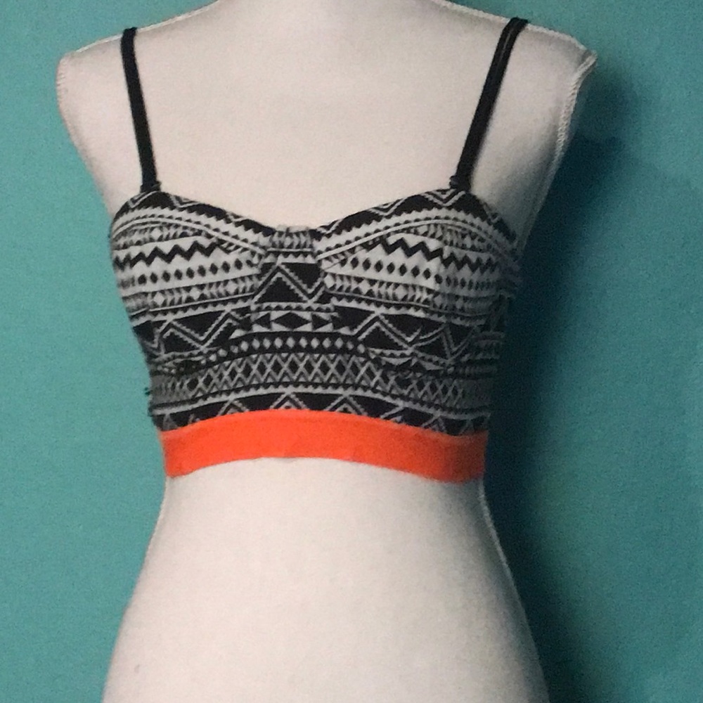 Forever 21 Aztec Print underwire bustier